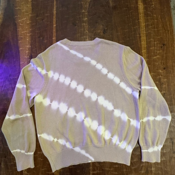 VERONICA BEARD Nikasha Tie-Dye Cotton Sweater - Size Medium - Picture 3 of 7